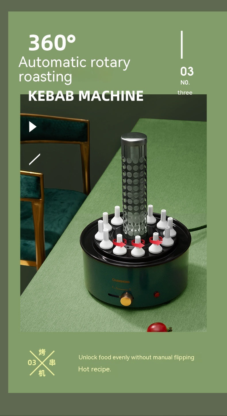 Macchina automatica multifunzione per spiedini senza fumo