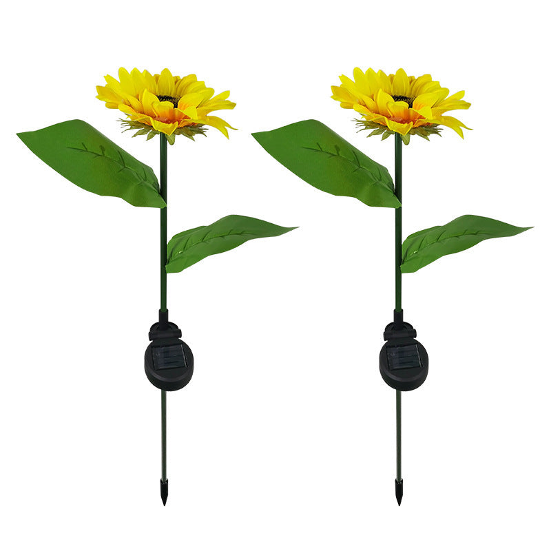 Lampade solari a LED a forma di girasole