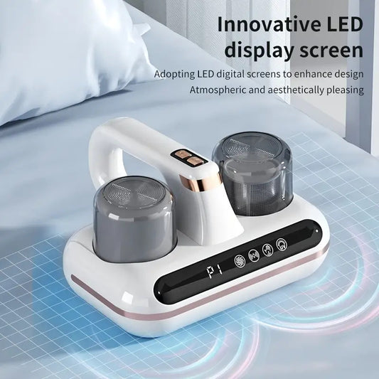 Ultra spin aspirapolvere battimaterasso con luce uv-c,, antiacaro, antibatterica, rimuove allergeni e polvere